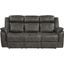 Centeroak Gray Double Reclining Sofa