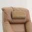 Cervical Pillow In Sand Top Grain Leather