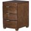 Chairsides Cherry 3-Drawers Chairside Table