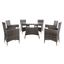 Challe Dining Set in Grey