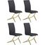 Chanel Black Side Chair (Set Of 4)