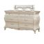 Chantelle Dresser with Granite Top In Pearl White