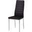 Chapman Bi Cast Leather Dining Side Chair Set of 2 In Black