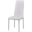 Chapman Bi Cast Leather Dining Side Chair Set of 2 In White