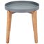 Charlen Side Table in Natural and Grey