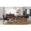 Charleston Black 118 Inch Extendable Dining Room Set