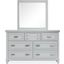 Charleston Drawer Dresser In Grey