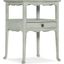 Charleston One Drawer Accent Table In Light Blue