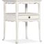Charleston One Drawer Accent Table In White