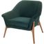 Charlize Emerald Green Fabric Occasional Chair
