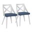 Charlotte Chair Set of 2 In White