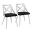 Charlotte Chair Set of 2 In White