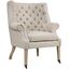 Chart Upholstered Fabric Lounge Chair In Sand