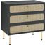 Chaucer 3-Drawer Chest In Black