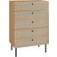 Chaucer 5-Drawer Chest In Oak
