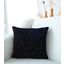Chenille Home Fabric Pillow In Black
