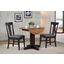 Choices Black Oak 20 Inch Extendable Dining Room Set