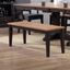 Choices Black Oak Dining Bench