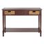 Christa Cherry Console Table with Storage