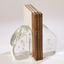 Chunk Bookends In Clear With Bubbles