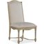 CiaoBella Upholstered Back Side Chair- Natural set of 2