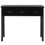 Cindy Black Console with 3 Storage Drawers