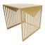Cisco Square Side Table In Gold