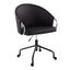 Claire Task Chair In Black and Silver