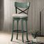 Clarence 29 Inch Swivel Barstool In Antique Green