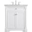 Clarence 30 Inch Single Bathroom Vanity In White