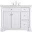 Clarence 42 Inch Single Bathroom Vanity In White