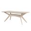 Clemen 71 Inch Rectangular Dining Table In White Wash