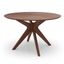 Clifford Oval Coffee Table In Walnut