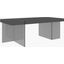 Cloud Modern Dining Table in Grey High Gloss