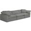 Puff Slipcover For 3 Piece 132 Inch Sectional Sofa In Gray