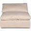 Puff Slipcover For 44 Inch Square Modular Couch Armless Chair In Tan