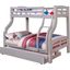 Solpine Gray Twin Over Full Bunk Bed