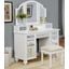 Tracy White Vanity With Stool