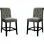 Izzy Gray Counter Height Chair Set of 2