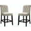 Izzy Ivory Counter Height Chair Set of 2