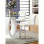 Lodia II White Leatherette Counter Height Chair