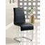 Glenview Black Leatherette Side Chair Set of 2