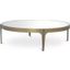 Coffee Table Artemisa L Brushed Brass Finish