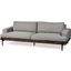 Colburne Ii 95 Inch Gray Upholstered Three Seater Sofa