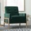 Cole Emerald Green Velvet Lounge Chair