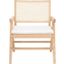 Colette Rattan Accent Chair In Natural