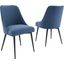 Colfax Side Chair In Blue - Set Of 2
