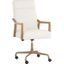Collin Office Chair In Natural And Heather Ivory Tweed