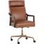 Collin Office Chair - Shalimar Tobacco Leather