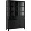 Colonial Hutch In Hand Rubbed Black